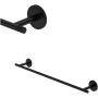 Rohl Amahle 24" Towel Bar Matte Black