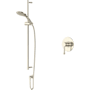 Rohl Amahle Pressure Balanced Shower System with Hand Shower, Slide Bar, Hose, and Valve Trim Polished Nickel