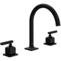 Rohl Apothecary 1.2 GPM Widespread Bathroom Faucet with Pop-Up Drain Assembly Matte Black