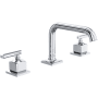 Rohl Apothecary 1.2 GPM Widespread Bathroom Faucet with Pop-Up Drain Assembly Polished Chrome