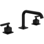 Rohl Apothecary 1.2 GPM Widespread Bathroom Faucet with Pop-Up Drain Assembly Matte Black