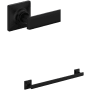 Rohl Apothecary 18" Towel Bar Matte Black