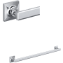 Rohl Apothecary 24" Towel Bar Polished Chrome