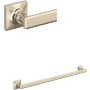 Rohl Apothecary 24" Towel Bar Satin Nickel