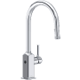 Rohl Apothecary 1.8 GPM Single Hole Pull Down Kitchen Faucet Polished Chrome