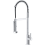Rohl Apothecary 1.8 GPM Single Hole Pre-Rinse Pull Down Kitchen Faucet Polished Chrome