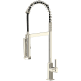 Rohl Apothecary 1.8 GPM Single Hole Pre-Rinse Pull Down Kitchen Faucet Polished Nickel
