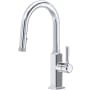 Rohl Apothecary 1.8 GPM Single Hole Pull Down Kitchen Faucet Polished Chrome