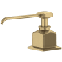 Rohl Apothecary Deck Mounted Soap Dispenser with 8.5 oz Capacity Antique Gold