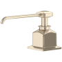 Rohl Apothecary Deck Mounted Soap Dispenser with 8.5 oz Capacity Satin Nickel