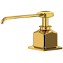 Rohl Apothecary Deck Mounted Soap Dispenser with 8.5 oz Capacity Unlacquered Brass