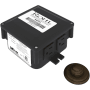 Rohl Waste Disposal Control Box with Air Switch Button Tuscan Brass
