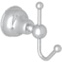 Rohl Arcana Single Robe Hook Polished Chrome