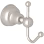 Rohl Arcana Single Robe Hook Satin Nickel