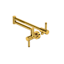 Rohl Campo 1.8 GPM Wall Mounted Single Hole Pot Filler Unlacquered Brass