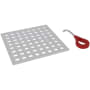 Rohl Matrix 5-1/8" x 5-1/8" Decorative Spa Shower Drain Cover Polished Chrome