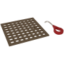 Rohl Matrix 5-1/8" x 5-1/8" Decorative Spa Shower Drain Cover English Bronze