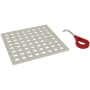 Rohl Matrix 5-1/8" x 5-1/8" Decorative Spa Shower Drain Cover Polished Nickel