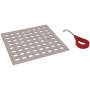 Rohl Matrix 5-1/8" x 5-1/8" Decorative Spa Shower Drain Cover Satin Nickel