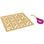 Rohl Petal 5-1/8" x 5-1/8" Decorative Spa Shower Drain Cover Italian Brass