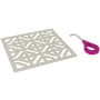 Rohl Petal 5-1/8" x 5-1/8" Decorative Spa Shower Drain Cover Polished Nickel