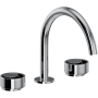 Rohl Eclissi 1.2 GPM Widespread Bathroom Faucet Polished Chrome