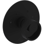 Rohl Eclissi Thermostatic Valve Trim Only with Single Wheel Handle - Less Rough In Matte Black