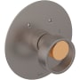 Rohl Eclissi Thermostatic Valve Trim Only with Single Wheel Handle - Less Rough In Satin Nickel / Satin Gold