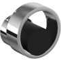 Rohl Eclissi Single Handle 3 Function Diverter / Volume Control Valve Trim - Less Valve Polished Chrome / Matte Black