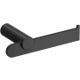 Rohl Eclissi Wall Mounted Euro Toilet Paper Holder Matte Black