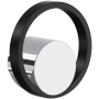 Rohl Eclissi Wheel Handle Polished Chrome / Matte Black