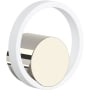 Rohl Eclissi Wheel Handle Polished Nickel / Matte White
