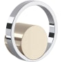 Rohl Eclissi Wheel Handle Satin Nickel / Polished Chrome