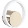 Rohl Eclissi Wheel Handle Satin Nickel / Matte White