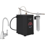 Rohl San Julio 0.5 GPM Hot Water Dispenser with Hot Water Filter Tank Polished Chrome