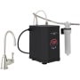 Rohl San Julio 0.5 GPM Hot Water Dispenser with Hot Water Filter Tank Polished Nickel