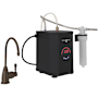 Rohl San Julio 0.5 GPM Hot Water Dispenser with Hot Water Filter Tank Tuscan Brass (Living Finish)