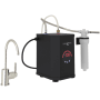 Rohl Lux 0.5 GPM Hot Water Dispenser with Hot Water Filter Tank Polished Nickel