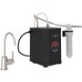 Rohl Lux 0.5 GPM Hot Water Dispenser with Hot Water Filter Tank Satin Nickel