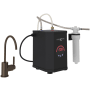 Rohl Lux 0.5 GPM Hot Water Dispenser with Hot Water Filter Tank Tuscan Brass