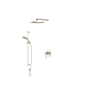 Rohl Graceline Thermostatic Shower System with Shower Head and Hand Shower Polished Nickel
