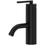 Rohl Lombardia 1.2 GPM Single Hole Bathroom Faucet with Pop-Up Drain Assembly Matte Black