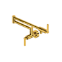 Rohl Lombardia 1.8 GPM Wall Mounted Single Hole Pot Filler Unlacquered Brass