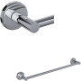 Rohl Lombardia 18" Towel Bar Polished Chrome
