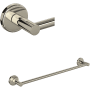 Rohl Lombardia 24" Towel Bar Polished Nickel