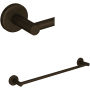 Rohl Lombardia 24" Towel Bar Tuscan Brass