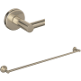 Rohl Lombardia 30" Towel Bar Satin Nickel
