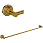 Rohl Lombardia 30" Towel Bar Unlacquered Brass