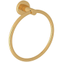 Rohl Lombardia 7-3/8" Wall Mounted Towel Ring Italian Brass