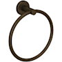 Rohl Lombardia 7-3/8" Wall Mounted Towel Ring Tuscan Brass (Living Finish)